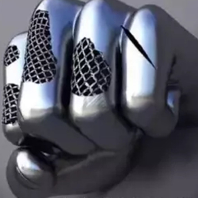 Stainless Steel Hand Fist Abstract Metal Sculptures For Wall Decoration