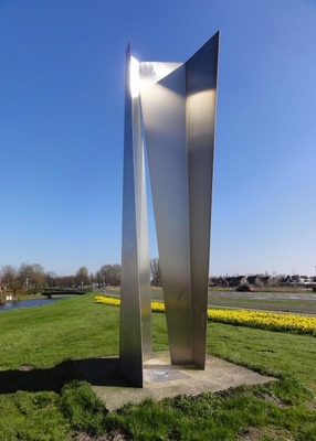 Large Modern Custom Abstract Stainless Steel Sculpture for Outdoor Decoration