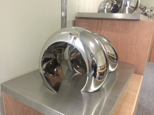 OEM Home Decor Sculptures Abstract Mirror Polished Stainless Steel Sculpture