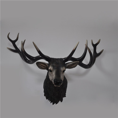 Deer Head Animal Wall Decor Sculptures Hanging vintage style Customized