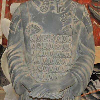Terracotta Warriors Outdoor Garden Sculptures Fiberglass Life Size Painted