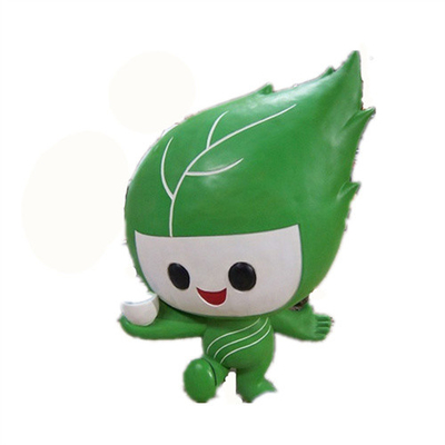 3D Custom Fiberglass Sculptures Garden LED Cartoon Character Lamps