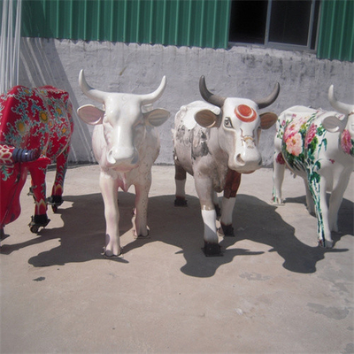 Metal Large Outdoor Cow Bull Statue Garden Animal Cattle Sculptures