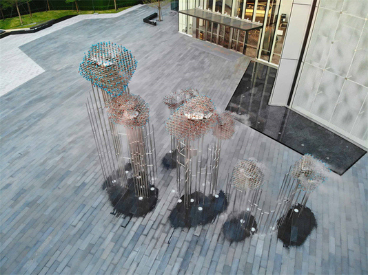 School Mirror Fish Stainless Steel Sculptures Polished Customized