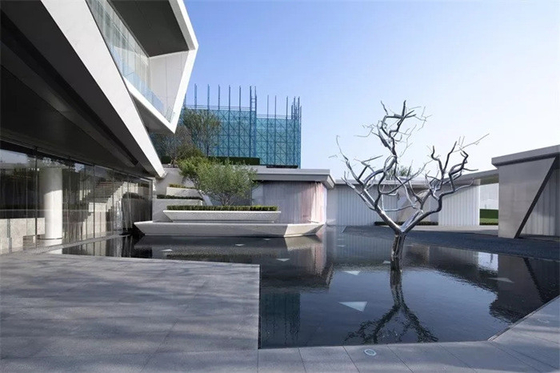 Modern Polished Art Metal Tree Sculpture Outdoor Stainless Steel For Garden