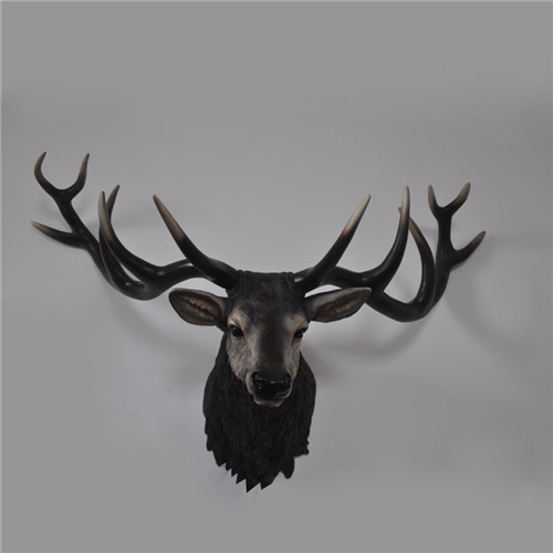 Deer Head Animal Wall Decor Sculptures Hanging vintage style Customized