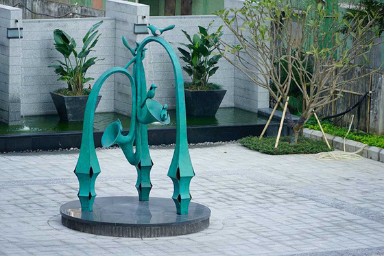 Orchestral Music Bronze Metal Decorative Garden Sculpture Handmade Customized